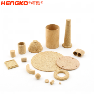 濾芯廠家定制微孔銅燒結(jié)粉末濾管排氣柔性耐高溫耐腐蝕3-90微米，制藥工業(yè)可用