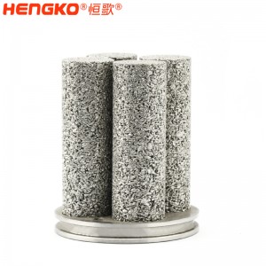 恒歌定制批發(fā)不銹鋼多孔過濾器,使用壽命長一體精美氣液工業(yè)設(shè)備濾芯
