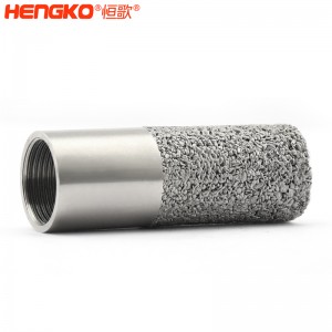 廠商批量燒結(jié)不銹鋼露點傳感器外殼_不銹鋼平頭溫濕度變送器探頭保護罩