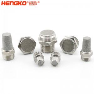 源頭廠家不銹鋼燒結網消聲器消音器耐高溫流量大，應用于空壓機排氣